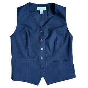 Rachel Zoe Vest Navy Blue S